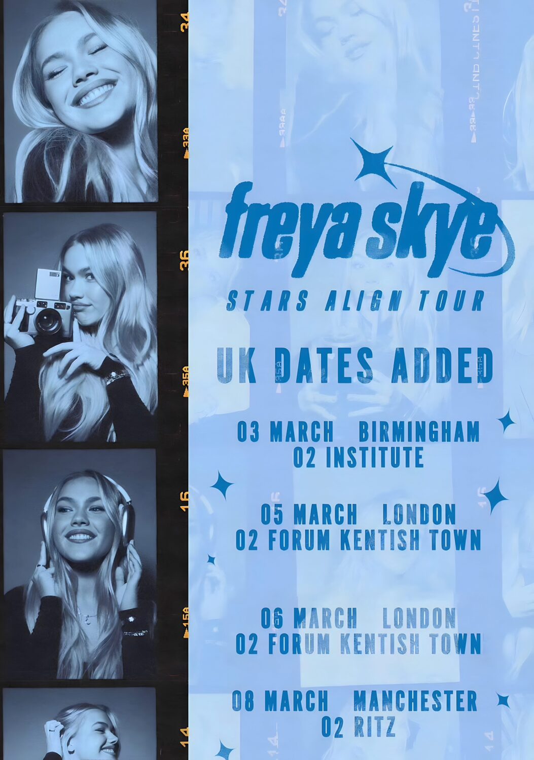 Freya Skye 2026 tour poster